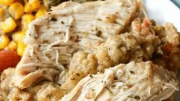 Crockpot Chicken and Stuffing