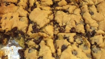 Lazy Chocolate Chip Cookie Bars