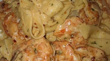 Shrimp Fettuccine Alfredo