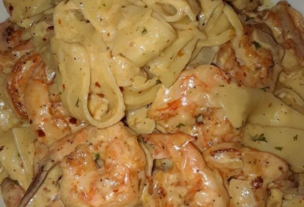 Shrimp Fettuccine Alfredo