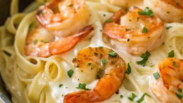 Shrimp Fettuccine Alfredo
