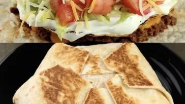 Homemade Crunch Wrap Supreme