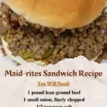 Maid-Rites are a ground beef sandwich