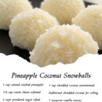 Pineapple Coconut Snowballs