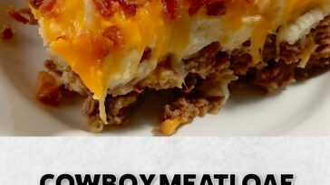 COWBOY MEATLOAF AND POTATO CASSEROLE