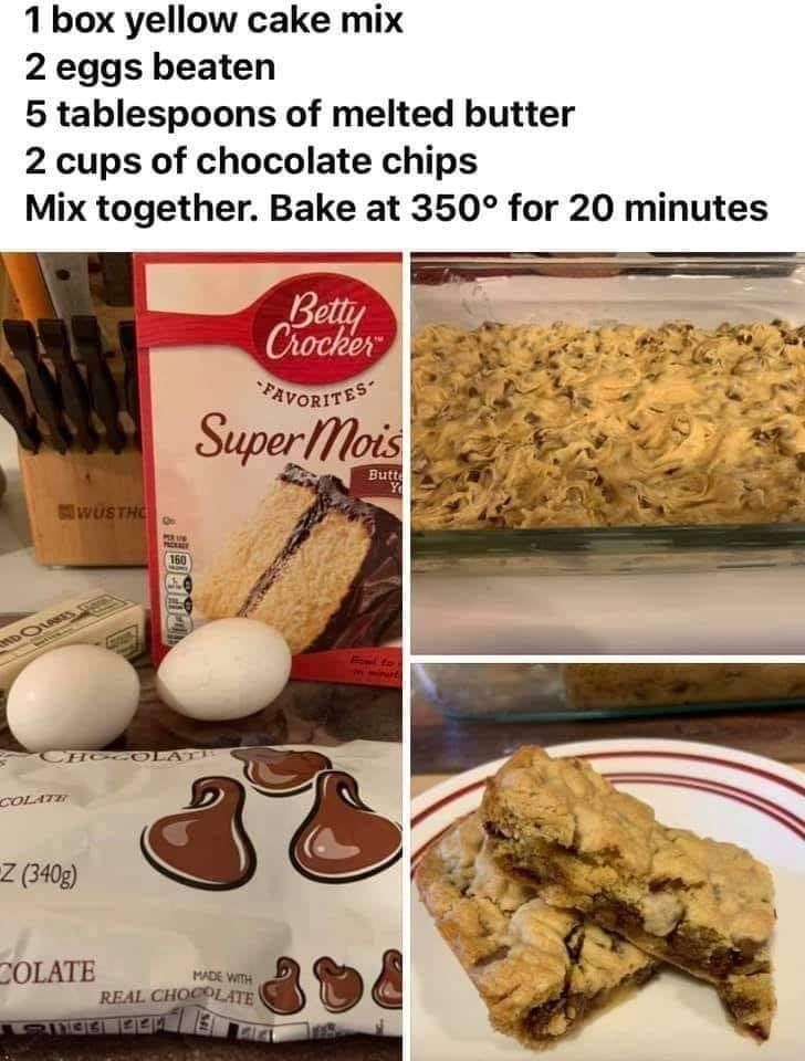 LAZY CAKE COOKIES