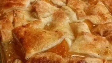 Old Time Oven Peach Cobbler