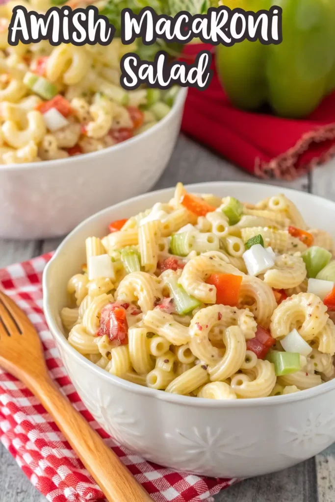 Sweet Amish Macaroni Salad