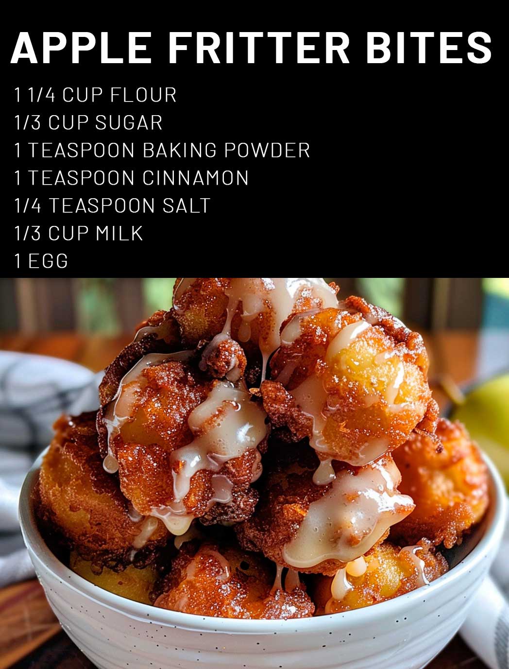 Apple Fritter Bites