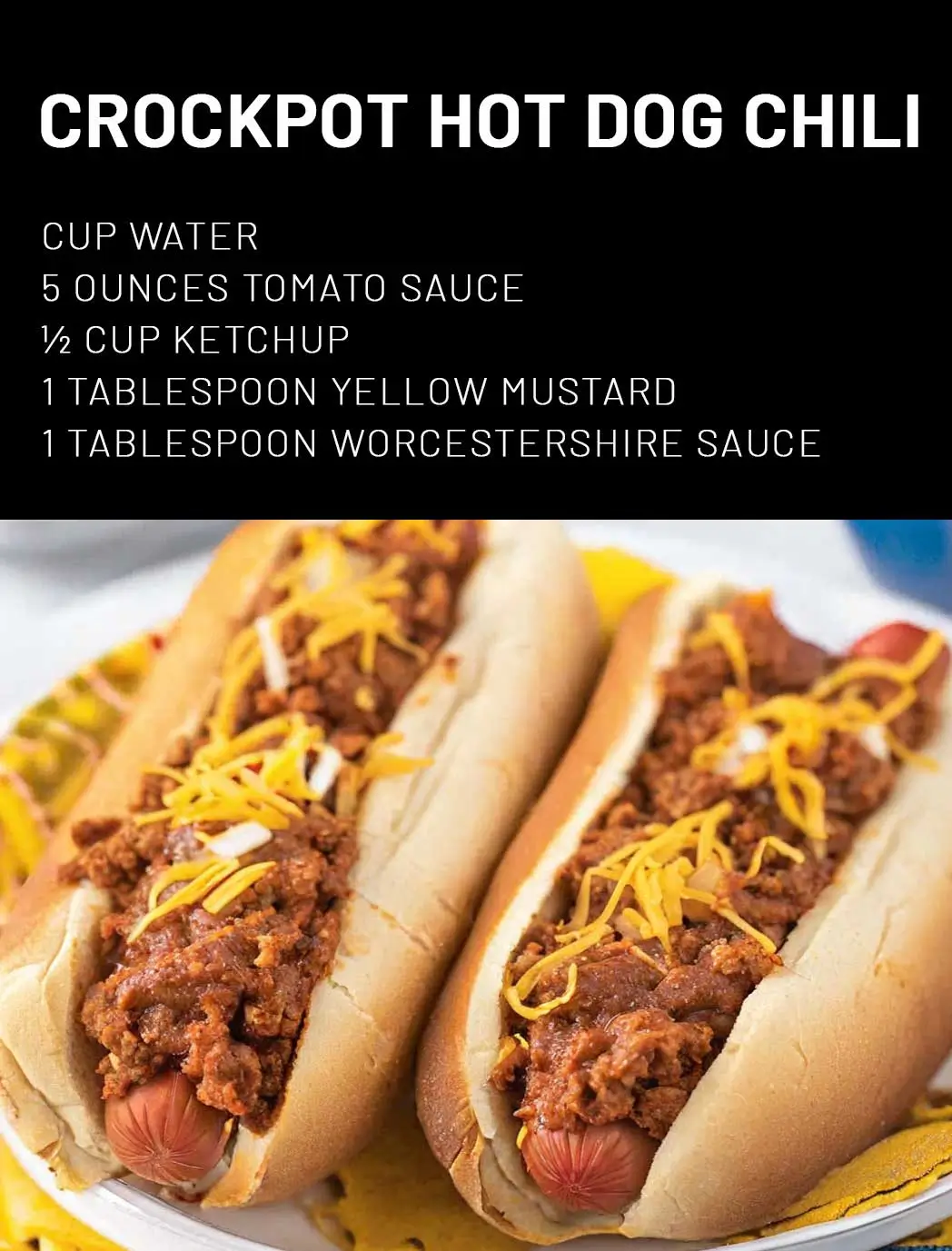 Crockpot Hot Dog Chili