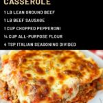 Meat Lovers Pizza Casserole