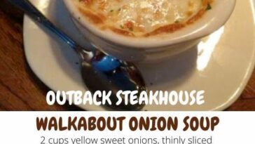 Outback Steakhouse Walkabout Onion Soup