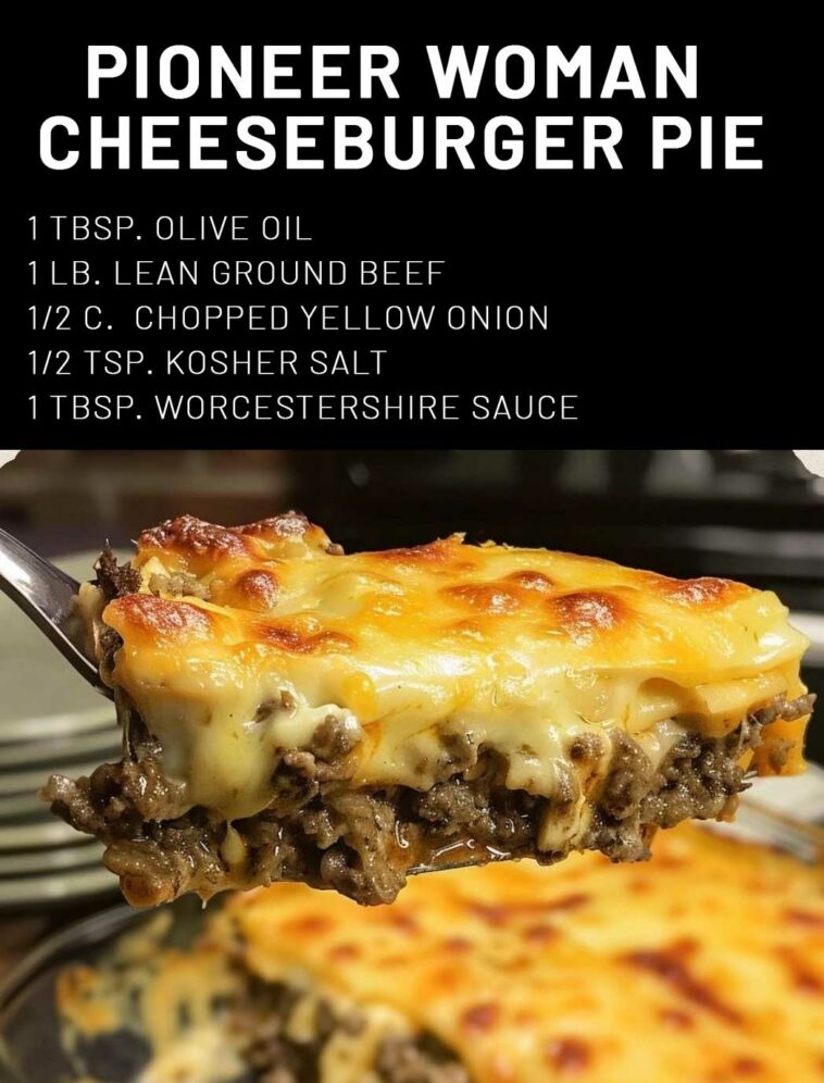 Pioneer Woman Cheeseburger Pie