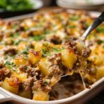 Easy 5-Ingredient Hamburger & Potato Casserole