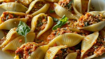 Easy Italian Stuffed shells,