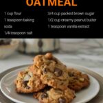 PEANUT BUTTER OATMEAL CHOCOLATE CHIP COOKIES