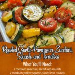 Roasted Garlic-Parmesan Zucchini,