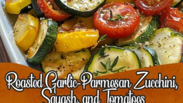 Roasted Garlic-Parmesan Zucchini,