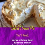 Walnut Cream Pie