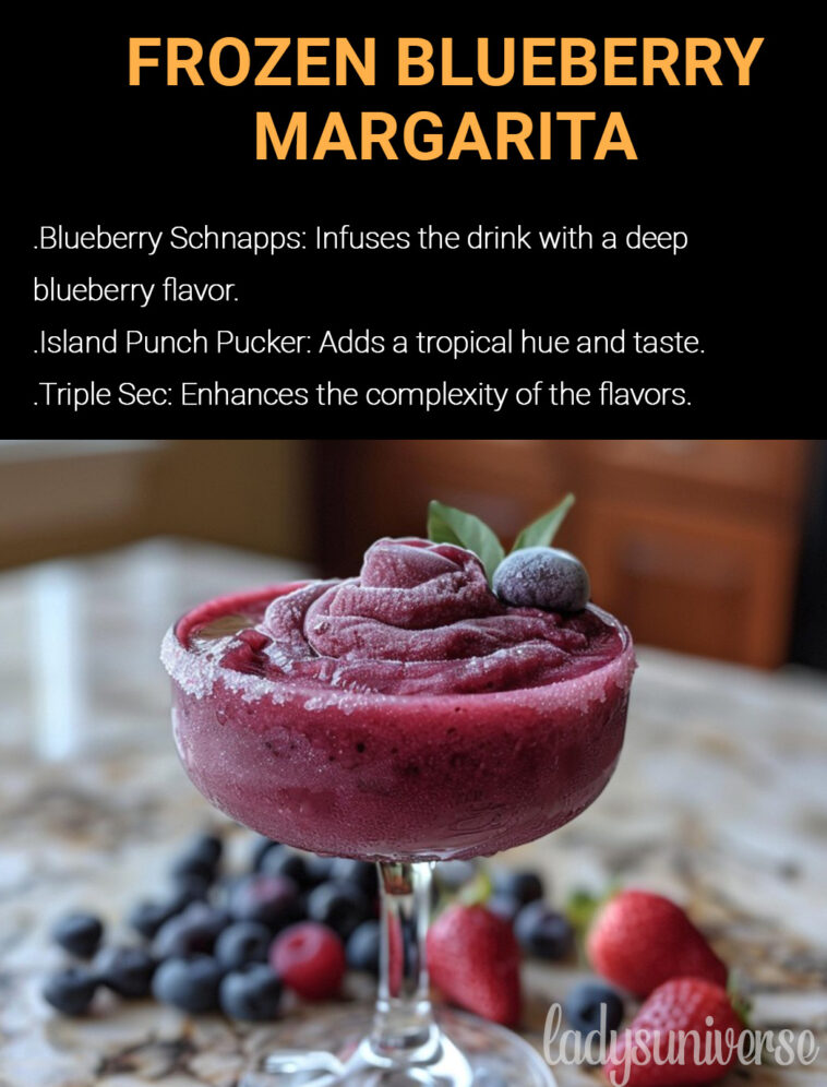 Frozen Blueberry Margarita