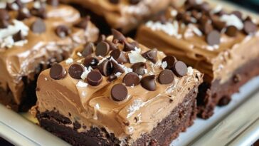 FRENCH SILK PIE BROWNIES