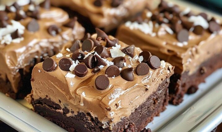 FRENCH SILK PIE BROWNIES