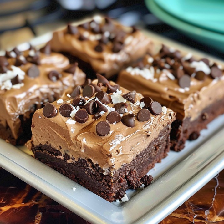 FRENCH SILK PIE BROWNIES