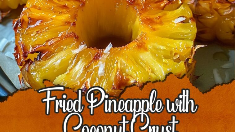 Fried Pineapple with Coconut Crust