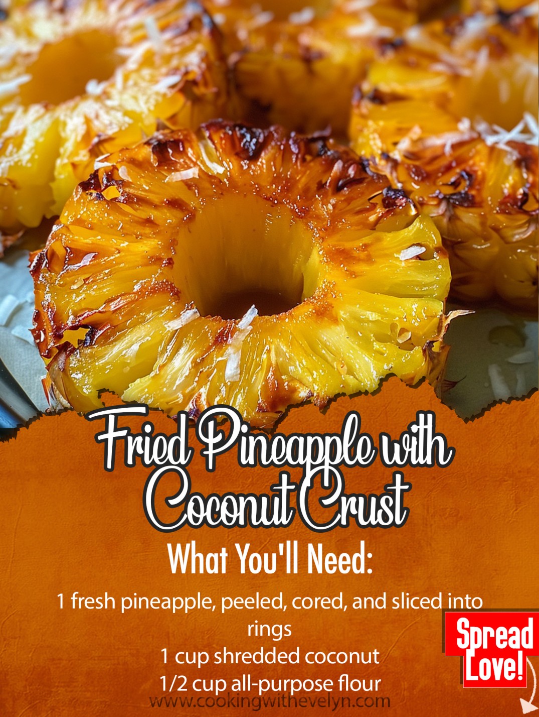 Fried Pineapple with Coconut Crust