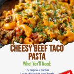 Cheesy Beef Taco Pasta