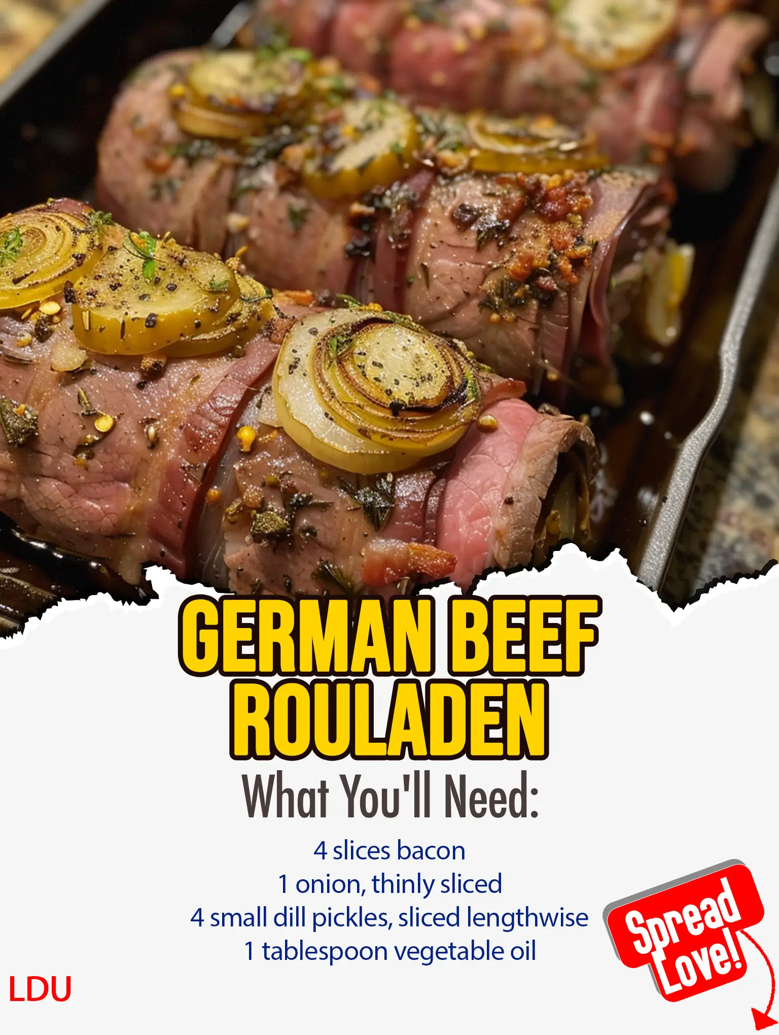 German Beef Rouladen