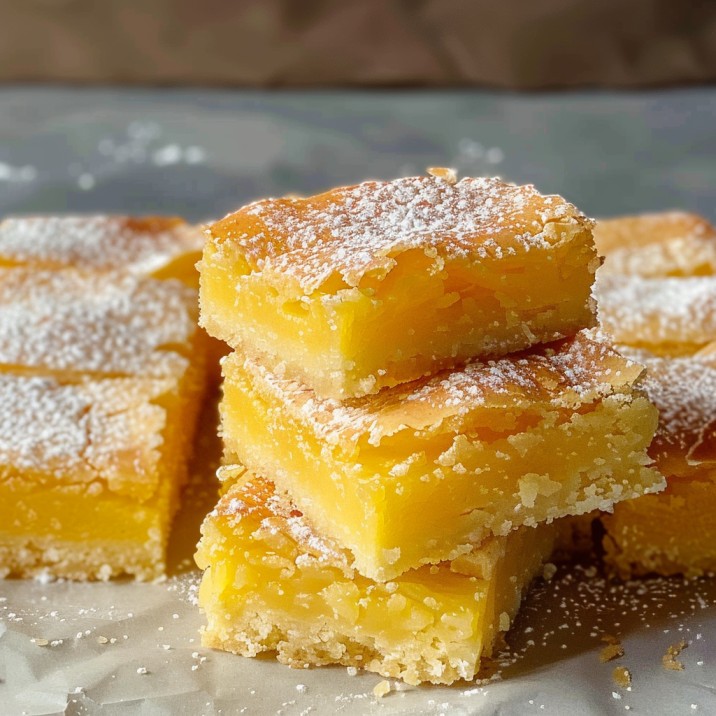 Ingredient Lemon Cake Bars