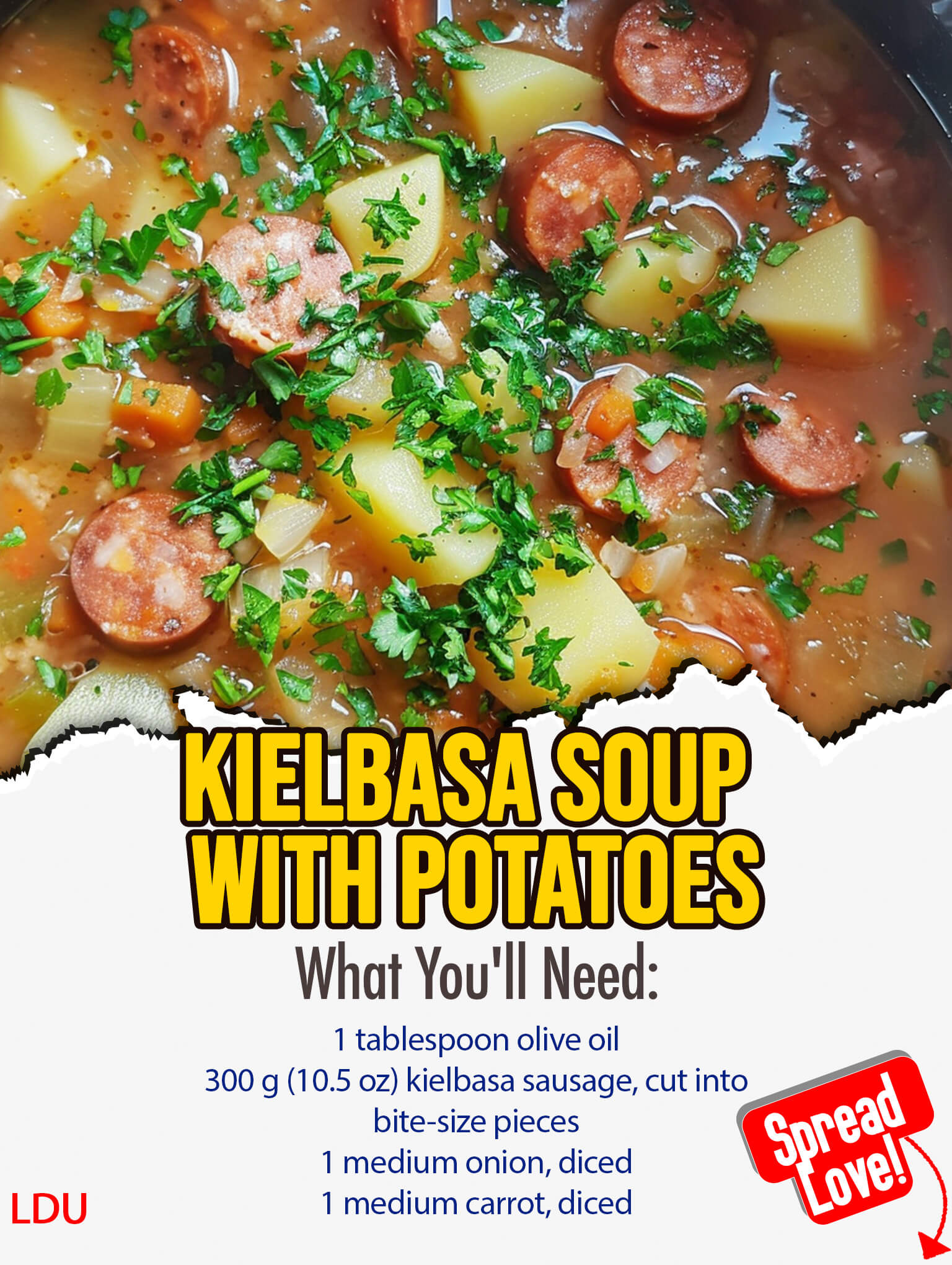 Kielbasa Soup with Potatoes