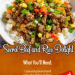 Secret Beef and Rice Delight