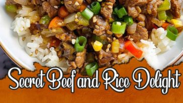 Secret Beef and Rice Delight