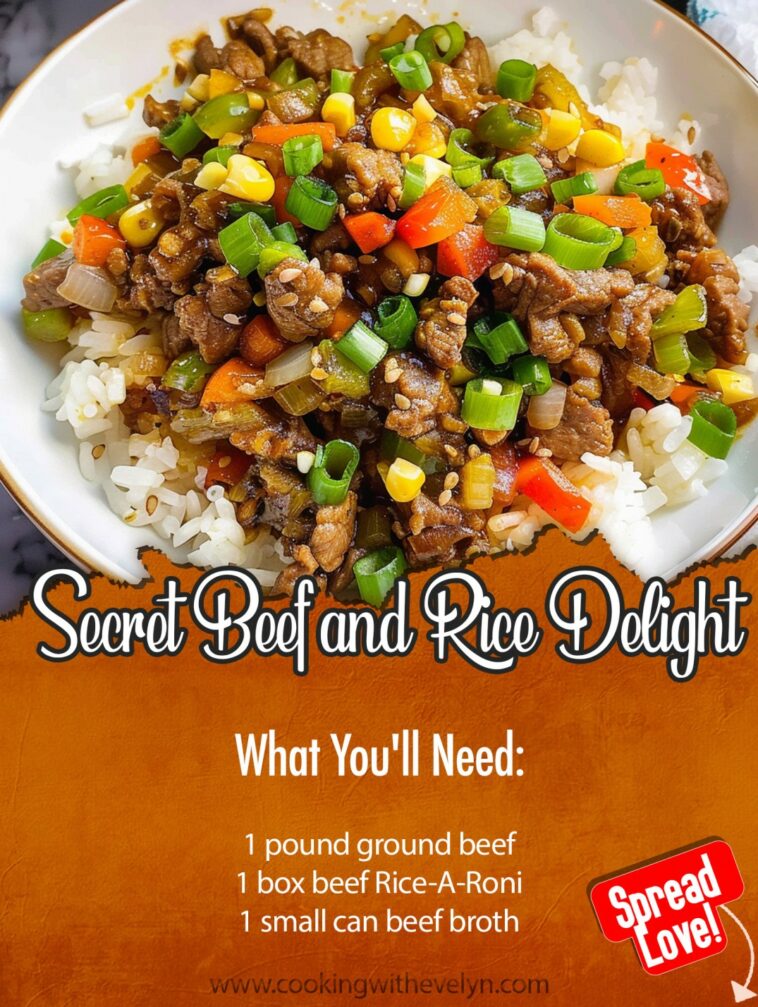 Secret Beef and Rice Delight