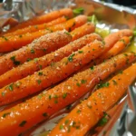 Honey Garlic Roasted Baby Carrots