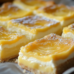 Lemon Cream Cheese Squares with a buttery crust and zesty filling