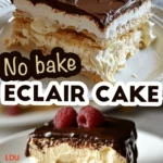 NO-BAKE ECLAIR CAKE