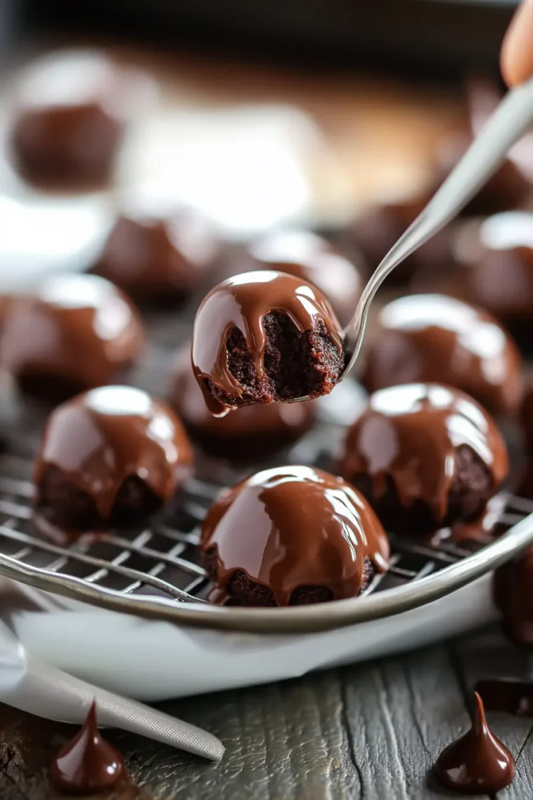 Texas Sheet Cake Bites