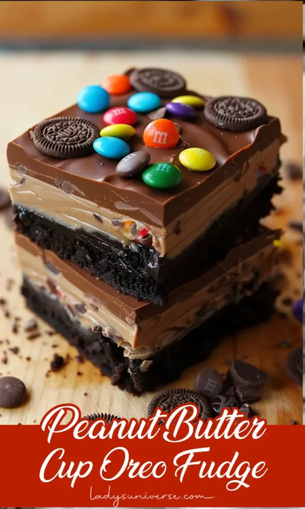 Peanut Butter Cup Oreo Fudge