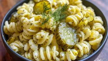 Dill Pickle Pasta Salad