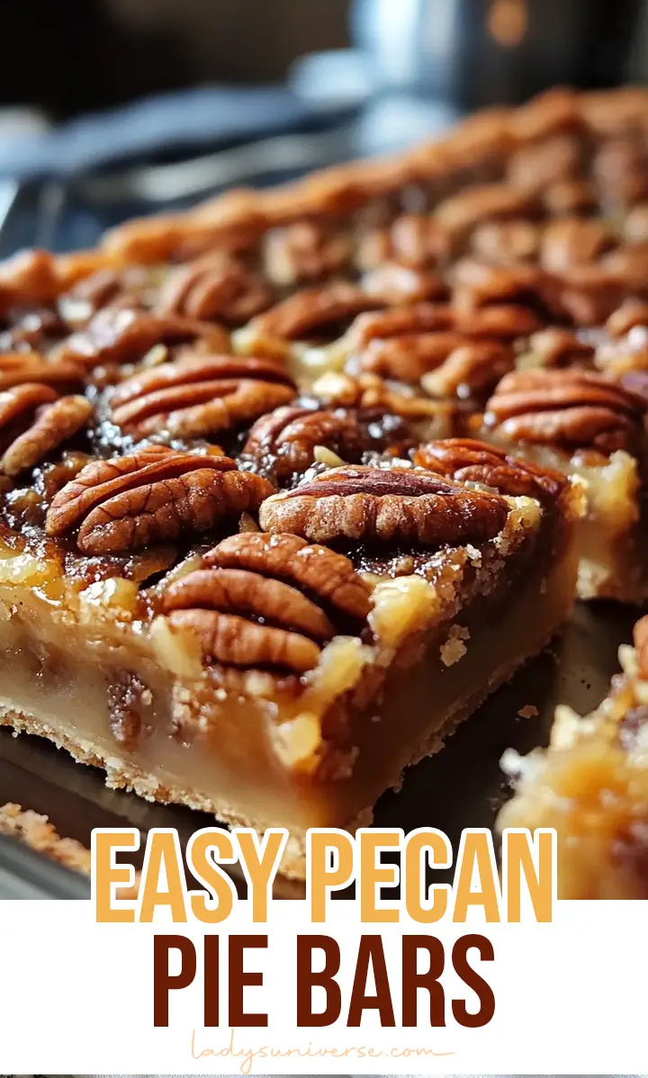 Easy Pecan Pie Bars