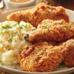 FRIED CHICKEN AND MASHED POTATOES