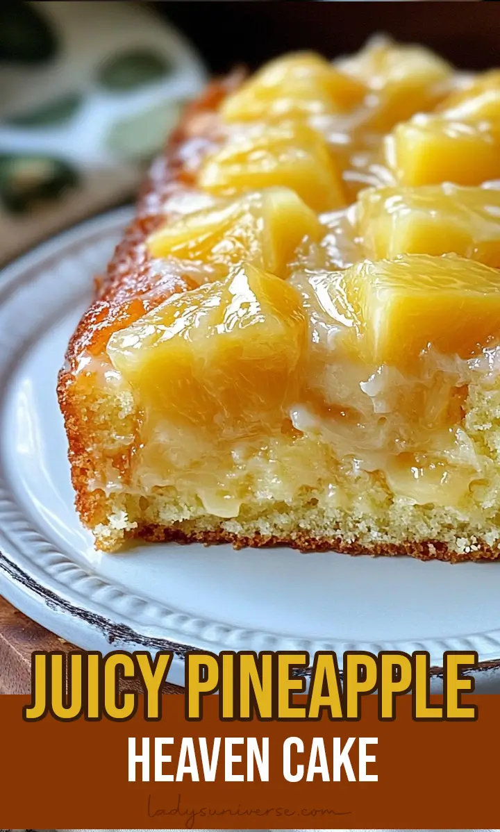 Juicy Pineapple Heaven Cake