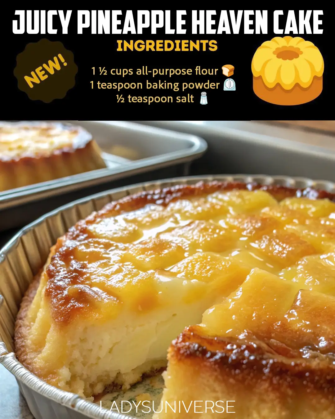 Juicy Pineapple Heaven Cake