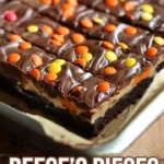 Reese’s Pieces Cream Cheese Brownies