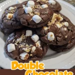 Double Chocolate S’mores Cookies