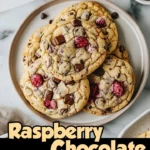 Raspberry Chocolate Chunk Cookies