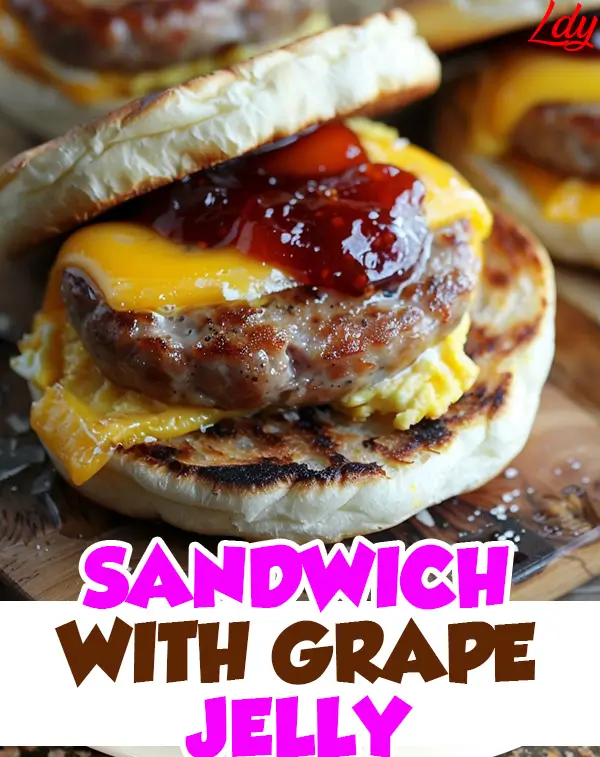 Sandwich with Grape Jelly